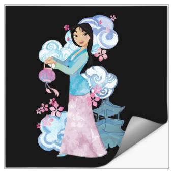 Discover Disney Mulan Watercolor Portrait Stickers