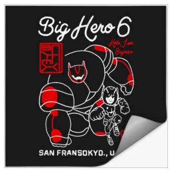 Discover Disney Big Hero 6 Hello I Am Baymax And Hiro Stickers