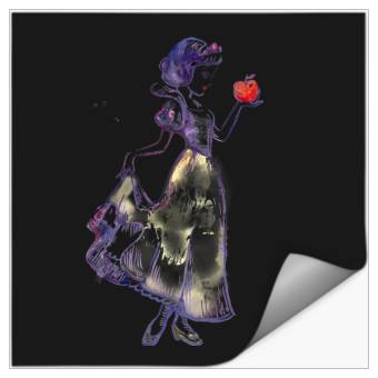 Discover Disney Snow White Apple Sketch Stickers