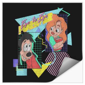 Discover Disneys A Goofy Movie Max Roxanne Eye To Eye Forever Stickers