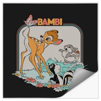 Discover Disney Bambi Movie Retro Stickers