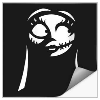 Discover Disney The Nightmare Before Christmas Sally Big Face Stickers