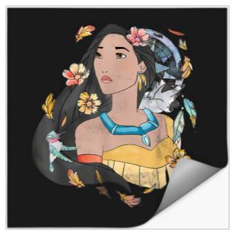 Discover Disneys Pocahontas Dreamcatcher Watercolor Stickers