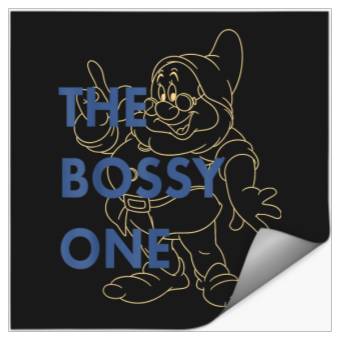 Discover Disneyss Snow White Doc The Bossy One Graphic Stickers
