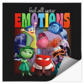 Discover Disneys Pixar Inside Out 2 Feel All Your Emotions Stickers