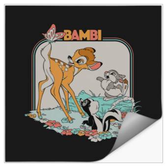 Discover Disney Bambi Movie Retro Stickers