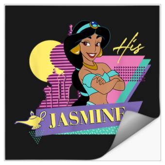 Discover Disney Aladdin Retro ’90s Couples Matching His Jasmine Stickers