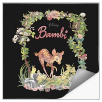 Discover Disney Bambi Floral Portrait Stickers