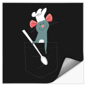 Discover Disney PIXAR Ratatouille Remy Small Pocket Chef Stickers