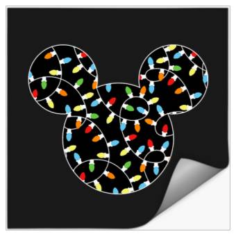 Discover Disney Mickey Holiday Lights Stickers