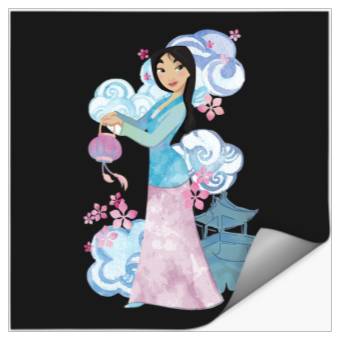 Discover Disney Mulan Watercolor Portrait Stickers