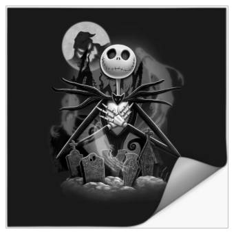 Discover Disneyss Nightmare Before Christmas Jack Night Scene Stickers