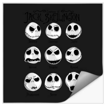 Discover Disneyss The Nightmare Before Christmas Emotional Jack Stickers