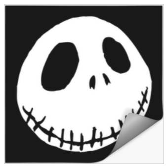 Discover Disneyss Nightmare Before Christmas Jack Smile Stickers