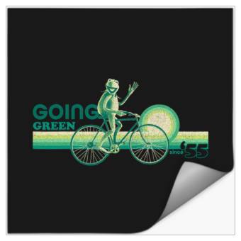 Discover Disney The Muppets Kermit Going Green Since '55 Stickers