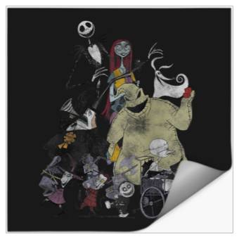 Discover Disneyss Nightmare Before Christmas Group Portrait Stickers