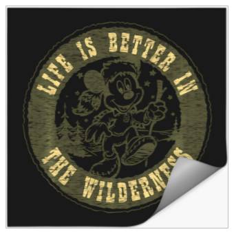 Discover Disney Mickey And Friends Life Is Better In The Wilderness Stickers