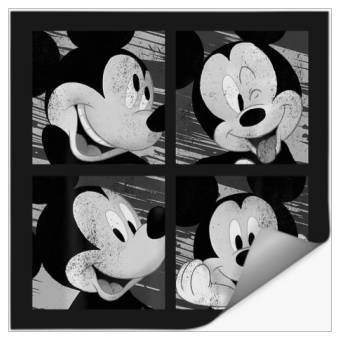 Discover Disney Mickey Mouse Yearbook Hoodie Stickers