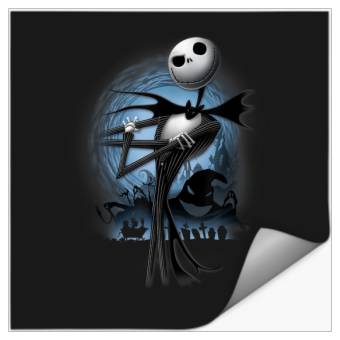 Discover Disneyss Nightmare Before Christmas Jack Pose Stickers