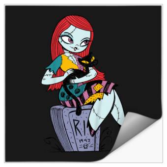 Discover Disneyss The Nightmare Before Christmas Sally And Cat Stickers