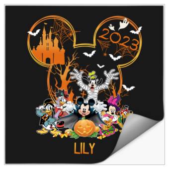 Discover Disney Halloween Mickey and Friends Lily Stickers