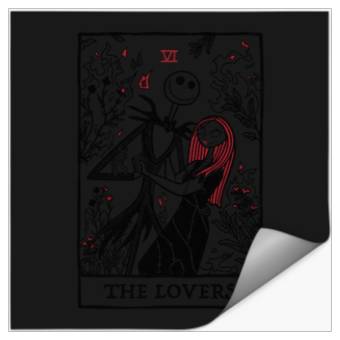 Discover Disneyss The Nightmare Before Christmas Jack And Sally Tarot Stickers