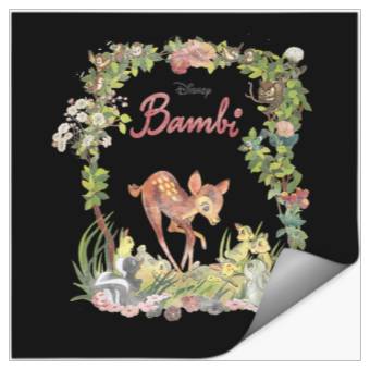 Discover Disney Bambi Floral Portrait Stickers