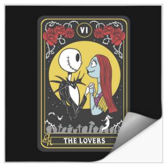 Discover Disneyss The Nightmare Before Christmas Jack Sally Lovers Stickers