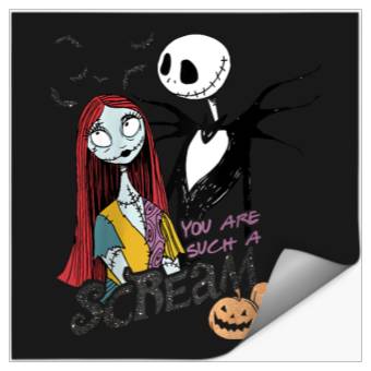 Discover Disneyss The Nightmare Before Christmas Jack Sally Scream Stickers