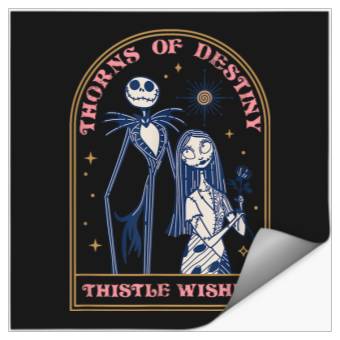 Discover Disneyss The Nightmare Before Christmas Jack And Sally Destiny Stickers