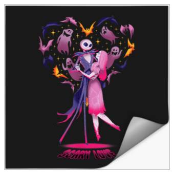 Discover Disneyss The Nightmare Before Christmas Jack Sally Scary Love Stickers