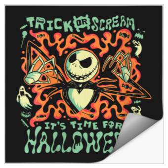 Discover Disneyss The Nightmare Before Christmas Jack Trick Or Scream Stickers