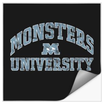 Discover Disney Pixar Monsters University Simple Collegiate Stickers