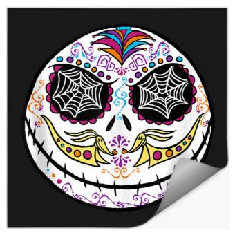Discover Disneyss The Nightmare Before Christmas Jack Sugar Skull Stickers