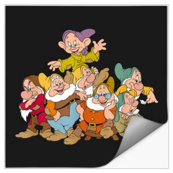 Discover Disneys Snow White The Seven Dwarfs Group Fun Stickers