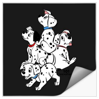 Discover Disney 101 Dalmatians Group Shot Puppies Stickers