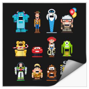Discover Disneyss And Pixars Holiday Christmas Nutcracker Characters Stickers