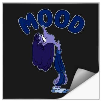Discover Disney Pixar Inside Out 2 Mood Ennui Bored Retro Shot Stickers