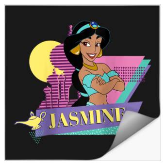 Discover Disneyss Aladdin Retro 90s Couples Matching Princess Jasmine Stickers