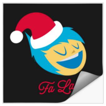 Discover Disneyss And Pixarss Inside Out 2 Christmas Fa La La Santa Joy Stickers