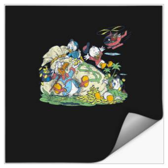 Discover Disney Duck Tales Money Bag Stickers