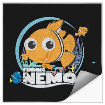 Discover Disney Pixar Finding Nemo Group Shot Chibi Stickers