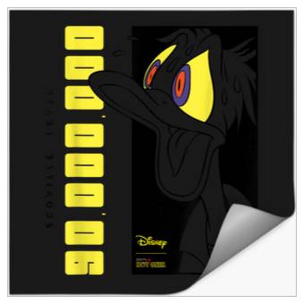Discover Disneyss Hot Ones Donald Duck Scoville Level 90000000 Poster Stickers