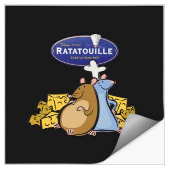 Discover Disney Pixar Ratatouille Title Logo Poster Stickers