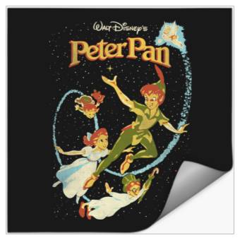 Discover Disney Peter Pan Darling Flight Vintage Graphic Stickers