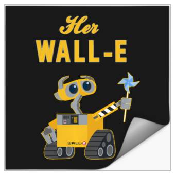 Discover Disney Pixar Wall-E Her Wall-E Couples Stickers