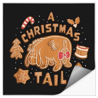 Discover Disney Winnie the Pooh Eeyore Gingerbread A Chri Stickers