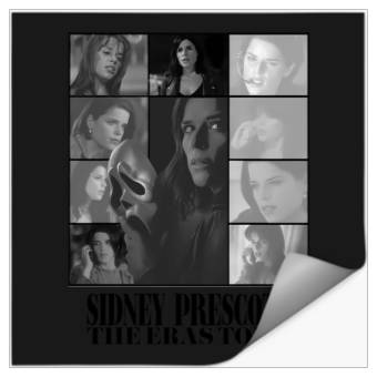 Discover Sidney Prescott - Eras Tour - Black & White Stickers