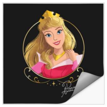 Discover Disneyss Princess Royalty Group Matching Aurora 2 sided Stickers