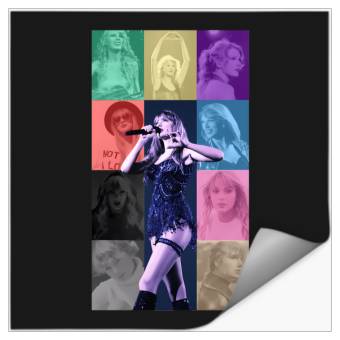 Discover Taylorss Swift Eras Tour Collage Stickers